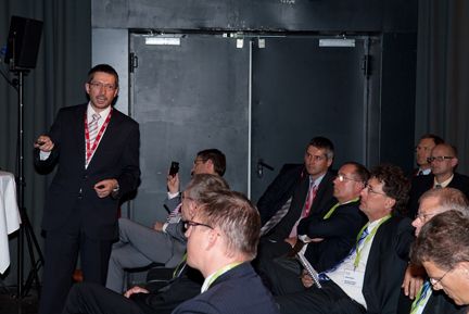Patrick Schmidt, Head of DC und Virtualization, leitete die Breakout-Session 