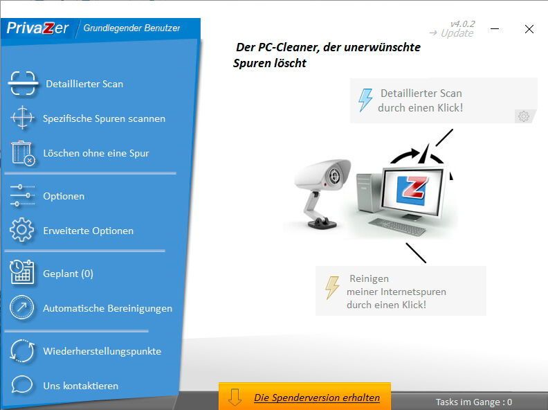 PrivaZer löscht Spuren auf Home-Office-PCs zuverlässig. (Joos/PrivaZer)