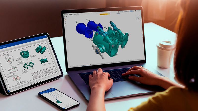 Das strategische Kooperationsabkommen zwischen PTC und Amazon Web Services (AWS) soll das Wachstum der Cloud-basierten CAD- und PDM-Lösung Onshape vorantreiben. (Bild:  PTC)