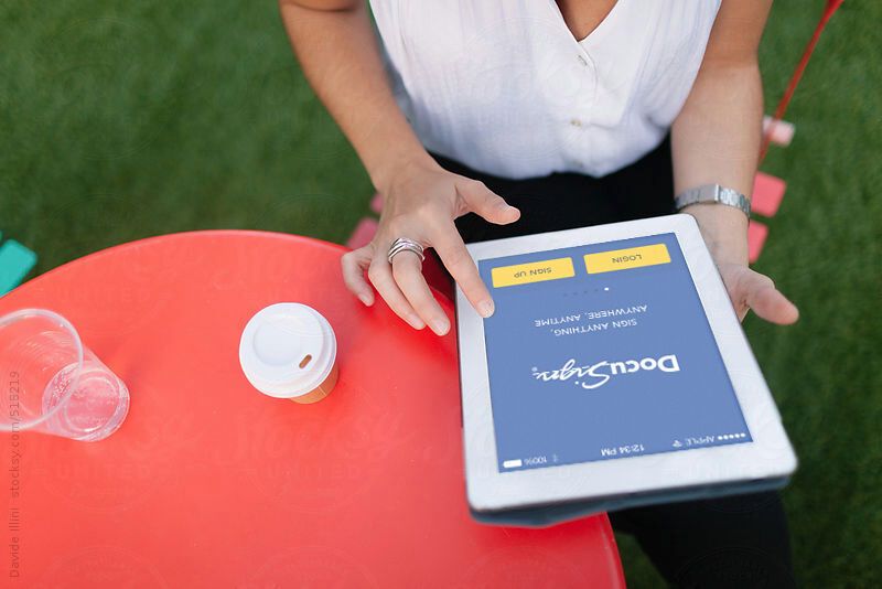 Elektronische Unterschrift von DocuSign. (DocuSign)