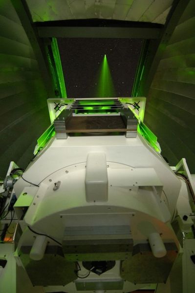 Die Bodenstation empfängt Laser-basierte Daten von LADEE (NASA)
