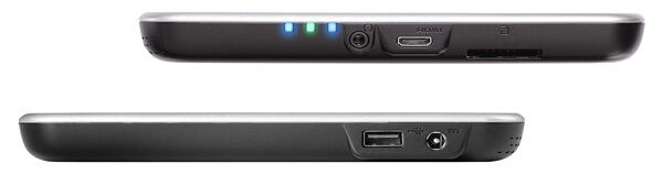 Links am Windpad 100W finden sich Audio-Out und ein Mini-HDMI-Port. Rechts (unteres Bild) sind USB-Port und Stromversorgung untergebracht. (Archiv: Vogel Business Media)