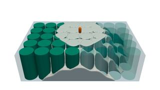 Am Fraunhofer-Institut für Techno- und Wirtschaftsmathematik bedient man sich diverser Simulationsmethoden, um die Batteriefertigung produktiver und wirtschaftlicher zu machen. So kann man dort etwa prognostizieren, wie sich der Isolationsschaum zwischen den Zellen verhält – doch das ist nicht alles ... (Bild: Fraunhofer ITWM)