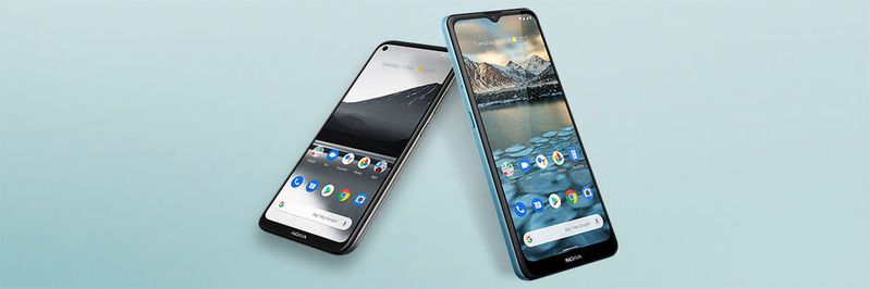 Das Nokia 2.4 und das Nokia 3.4 erscheinen im Oktober auf dem Markt.(Bild:  HDM Global)