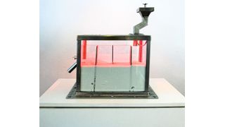 Modell der Wirbelschicht-Prozesstechnik (Bild: Schwing Technologies)