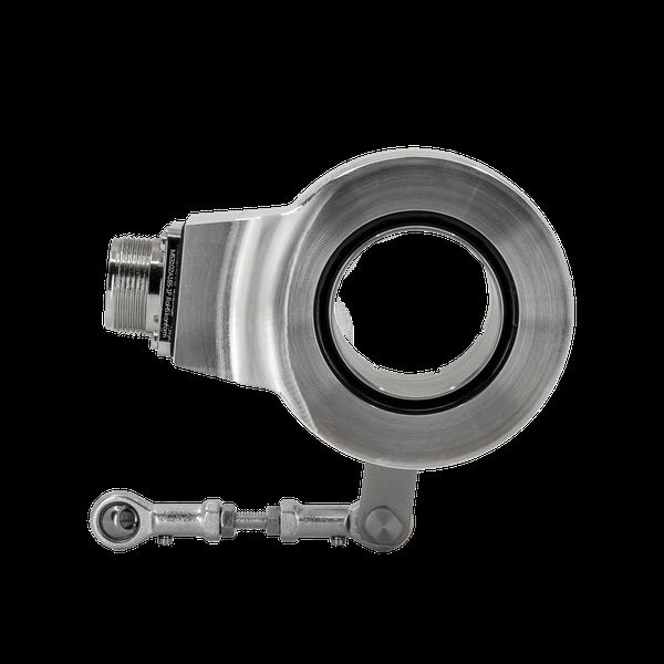 Ein K80 Sendix Drehgeber in Hohlwellenausführung, mit einer Hohlwelle bis zu 42 mm und einer Baugröße von 80 mm.   (Bild: Fritz Kübler GmbH)