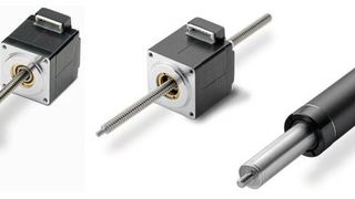 Schrittmotor-Linearantriebe können unter bestimmten Voraussetzungen Lasten präzise positionieren. Im Bild die gängisten Varianten dieser Antriebe. (Bild: Thomson Industries, Inc.)