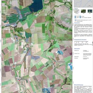 Satelliten-basiertes Kartenmaterial des ZKI für die Region Elxleben(DLR)