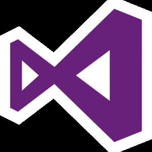 Das Logo von Visual Studio gleicht einer liegenden Acht, dem Symbol für die Unendlichkeit. Mit der Einführung der kantigen Benutzeroberfläche Modern UI (vormals Metro) erhielt das Logo im Vergleich zu früheren Varianten ein etwas kantigeres Aussehen.