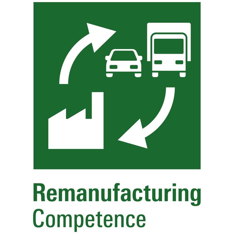 Das neue Logo kennzeichnet Aussteller der Automechanika aus dem Bereich Remanufacturing.