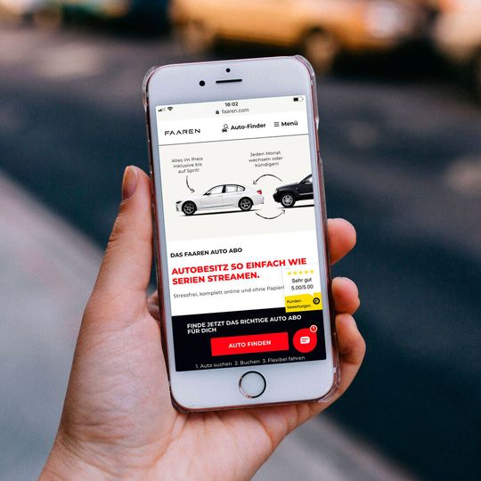 Die Auto-Aboplattform Faaren will mit neuen Dienstleistungen noch attraktiver für den Handel werden.(Bild:  Faaren)