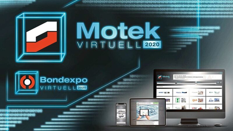 Die Motek und die zeitgleich stattfindende Bondexpo finden in diesem Jahr virtuell statt. (www.motek-messe.de)