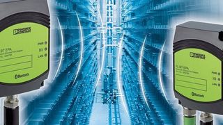 Mit Bluetooth lässt sich einfach und schnell ein drahtloses Ethernet/Profinet-Kabel umsetzen, um beispielsweise mit Regalbediengeräten zu kommunizieren. Bild: Phoenix Contact (Archiv: Vogel Business Media)