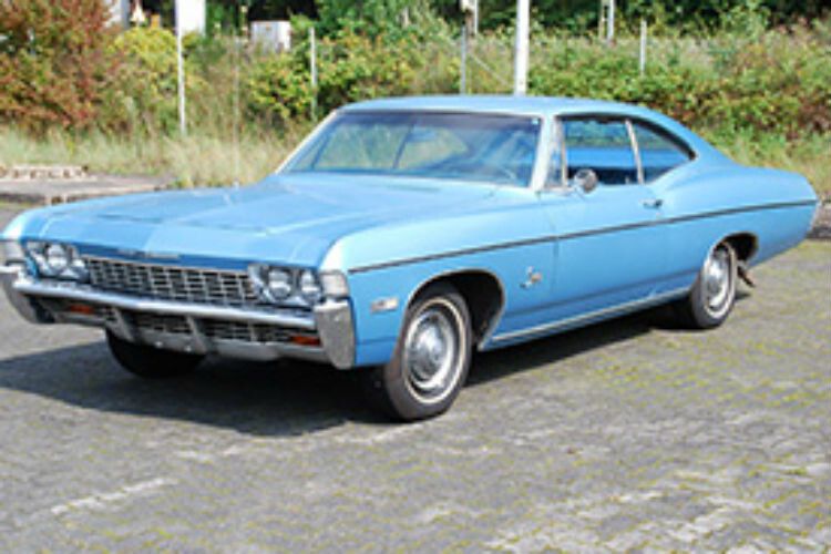 Ebenso begehrt war das Chevrolet Impala Coupé, Baujahr 1968. (Foto: Auktion & Markt)
