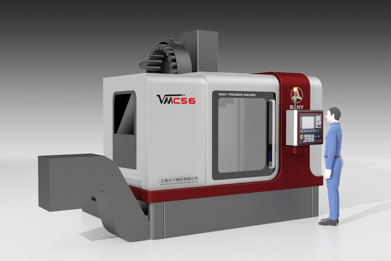 Schon das (chinesische) Design ist ein Hingucker: Werkzeugmaschine des Mischkonzerns Sany. (Bild: Sany)