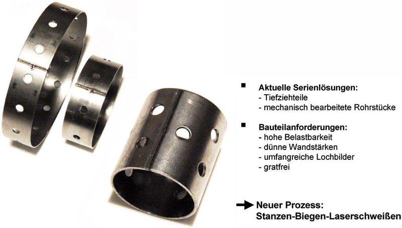 Ringe und Hülsen für Anwendungen in Gummi-Metall-Lagern.  (Bild: Dömer)