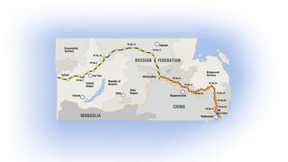 Im Schnitt liegt die Entfernung zwischen den Pumpstationen nach Fertigstellung der gesamten Pipeline bei circa 150 km. Derzeit gibt es entlang der ESPO-1 Pipeline aber erst sieben Pumpenstationen, was somit einer mittleren Entfernung von circa 400 km entspricht.  (Bild: EagleBurgmann)