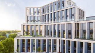 Außensicht des B-One in Berlin.   (Bild: Berlin Hyp/Franz Brück)