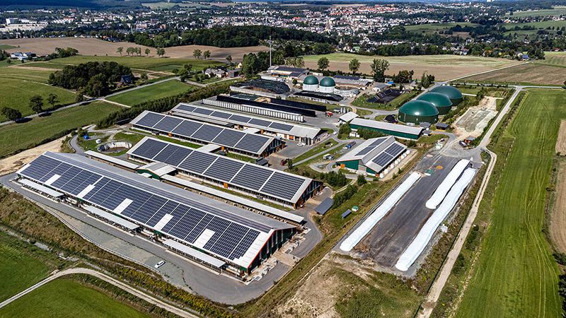 Im März 2024 hat Agrar Reichenbach ihre Kumac Gärrestaufbereitung von Weltec Biopower in Betrieb genommen. (Bild: Weltec Biopower)