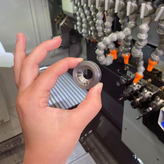 A typical component produced on the Dugard Hanwha XD38II. A typical component produced on the Dugard Hanwha XD38II.