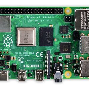 Raspberry Pi: Die PC-Platine ist sowohl bei Makern als auch in der Industrie der beliebteste Singleboard-Computer weltweit. Abgebildet ist das Topmodell Raspberry Pi 4.