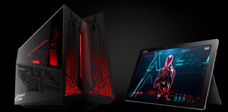 Die externe Grafikkarten-Box ROG XG Station 2 von Asus verwandelt die Tablets mit Thunderbolt-Port in rasante Gaming-Rechner. (Asus)