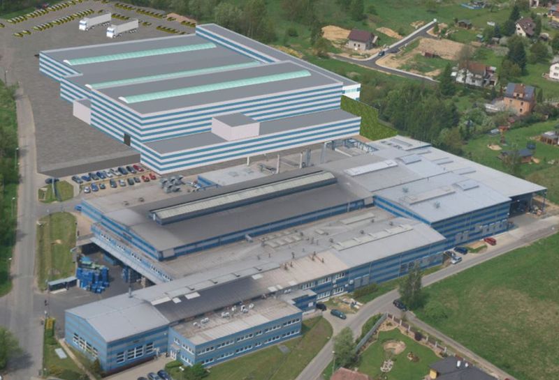 Ausbauplanung: Der Standort Liberec soll in den nächsten Jahren durch mehrere neue Hallen um bis zu acht neue «Carat»-Anlagen mit Schmelzerei, Wärmebehandlung, Bearbeitungszentren und Oberflächenbehandlung erweitert werden. (DGS)