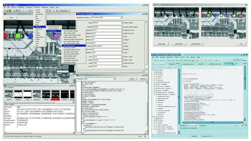 Das Designwerkzeug HDevelopEngine bietet Entwicklungs-Oberfläche, Texteditor, Compiler bzw. Interpreter, Linker, Debugger und Quelltext-Formatierungsfunktion in einem. (Archiv: Vogel Business Media)