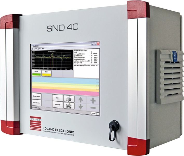 Schweißnahterkennungssystem vom Typ SND 40. (Roland Electronic)