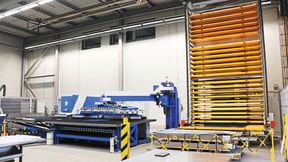 Bei der Automatisierung von Stanz- und Kombimaschinen setzt Boschert auf abgestimmte Be- und Entladekonzepte. (Bild: Boschert)