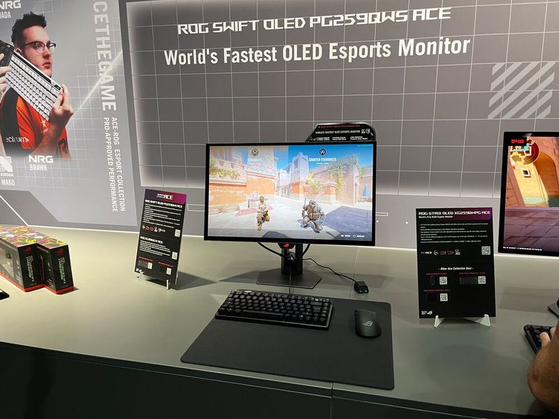 Das 24,5-Zoll-OLED-Panel im PG259QWS liefert die von den meisten Spielern für Shooter bevorzugte Full-HD-Auflösung. (Bild: Vogel IT-Medien)