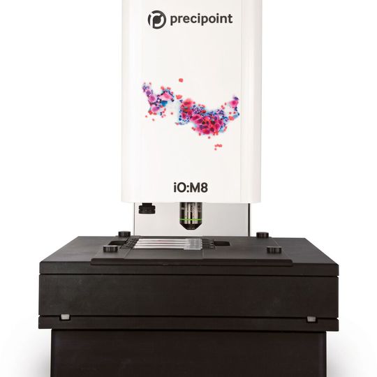 Das Live-Mikroskop iO:M8 hat vor kurzem seine CE-IVD-Zertifizierung erhalten.(Bild:  Preci Point)