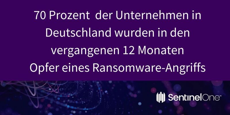 Rund 70 Prozent der Unternehmen in Deutschland wurden in den vergangenen zwölf Monaten Opfer von Cyber-Attacken. (SentinelOne)