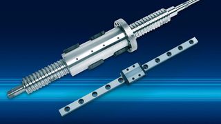 Das Lineartechnik-Sortiment, darunter die HLB-Kugelgewindetriebe (oben) und die Profilschienenführungen BM, steht bei Rodriguez im Fokus der Motek 2021. (Rodriguez)