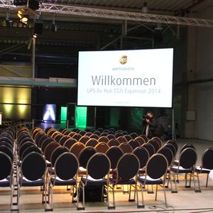 UPS luden Kunden, Partner und Presse zur offiziellen Erweiterung seines europäischen Air Hubs am Köln Bonn Airport.