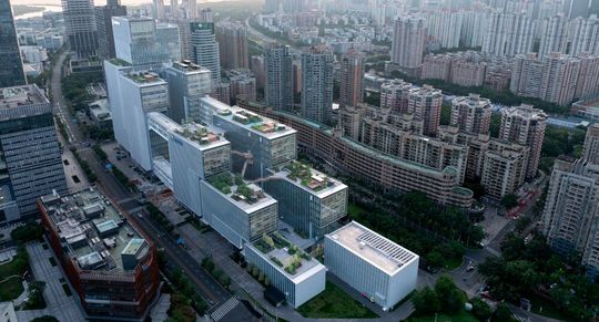 Das „Hetao Open Innovation Center“(Bild:  Schneider+Schumacher)