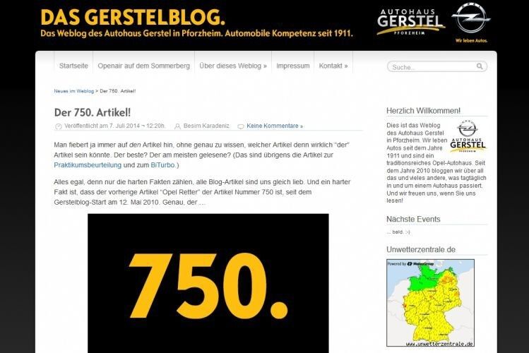 Über 100 Besucher zählt das Gerstelblog pro Tag – 50 Prozent aus dem überregionalen Raum. (Foto: Richter)