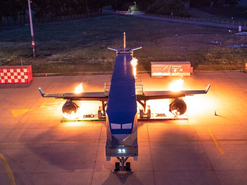 Nachbau eines A320/B737-Flugzeugs für Trainingszwecke (Bild: Fire Go)