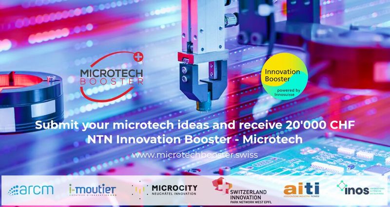 Le Microtech Booster est dédié aux acteurs suisses de la microtechnique. Il aide à la formation d’équipes collaboratives via la plateforme d’idéation en ligne. (Source : Microtech Booster)
