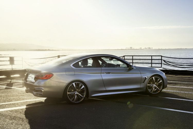 Sauber und sehnig aber ohne eine überflüssige Linie gezeichnet, wirkt der Vierer so schon im Stand ungeheuer schnell. (Foto: BMW)