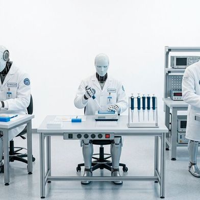 Noch vor wenigen Jahren hätte man beim Wort AI-Lab wohl unweigerlich an eine derartige Szene gedacht. Nach Liverpool und Dallas ist gibt es nun bereits ein drittes KI-Labor von Kyndryl – in Luxemburg. (Bild: Gemini / KI-generiert)