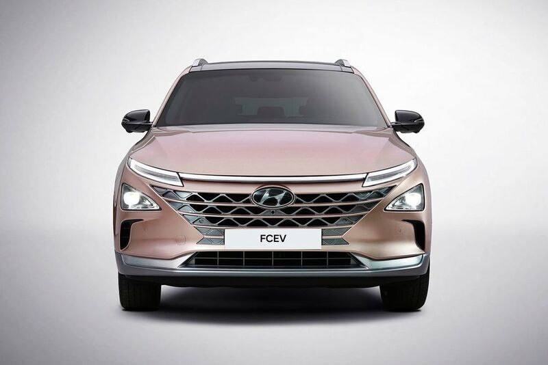 Hyundai zeigt die Serienversion seines neuesten Brennstoffzellenautos. (Hyundai)