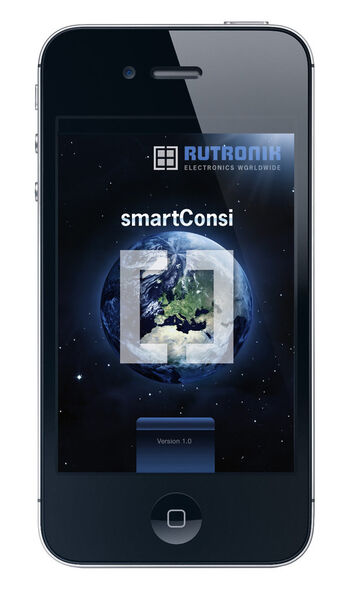 Smart Consi: Die Startseite. (Foto: Rutronik)