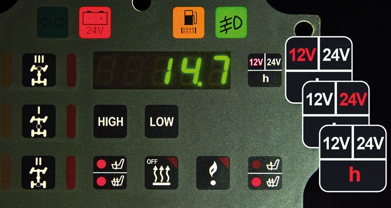 Lichtgeführte Bedienung sorgt für eine übersichtliche und intuitive Visualisierung von Eingabeoptionen und Schaltfunktionen. (Griessbach)