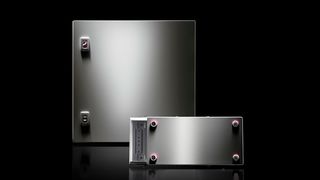 Kompakt-Schränke: Der Kompakt-Schaltschrank AX und die Kleingehäuse der Reihe KX von Rittal  eröffnen Perspektiven für Wertschöpfung mit Industrie 4.0. (Rittal)