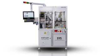 Das IV&WS 512 erkennt und separiert automatisch NOK-Teile und schweißt den Stanzstreifen anschließend wieder zuverlässig zusammen.  (Bild: Nidec SYS)
