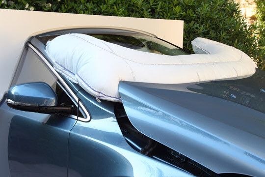 Der Fußgänger-Airbag ist eine Weltneuheit. (Foto: Volvo)