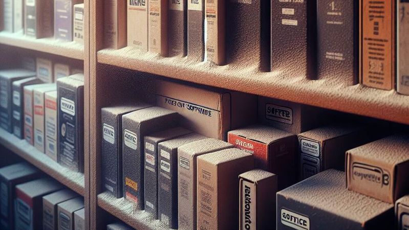 „Shelfware“ bedeutet, dass Unternehmen neu erworbene Software nicht optimal einsetzten und dadurch im digitalen Regal verstauben lassen. Grund dafür sind häufig unzureichende Mitarbeiterschulung. Ein gutes Change Management kann hier die Lösung sein.(Bild:  KI-generiert)