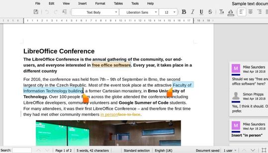 Das quelloffene Office-Paket LibreOffice steht wieder als kollaboratives Projekt zur Verfügung.(Bild:  Joos - LibreOffice)