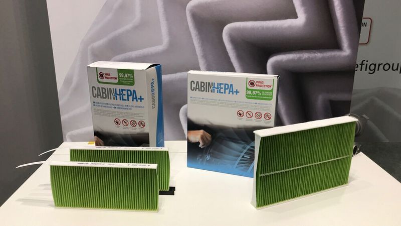 Neu bei Sogefi ist der Innenraumfilter Cabin Hepa mit Virenschutzfunktion. (Rosenow/»kfz-betrieb«)